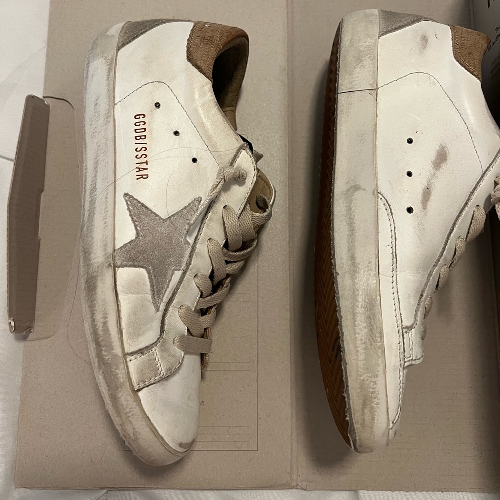 Authentic golden goose superstar sneakers purchased from ssense